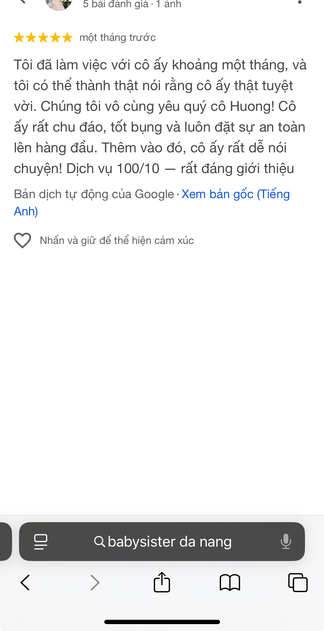 Parent review